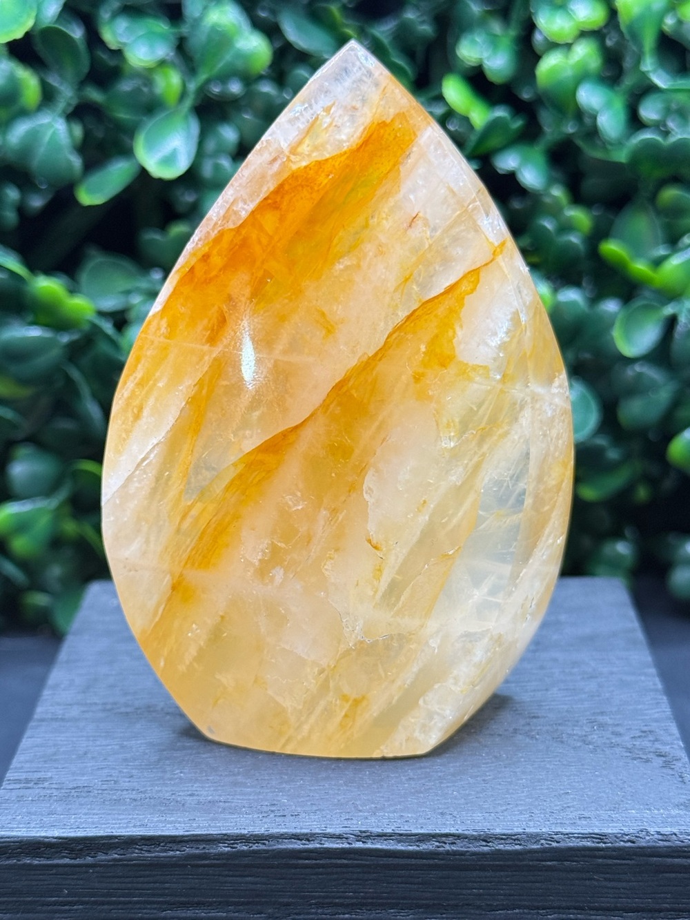 Golden Healer Quartz Flame